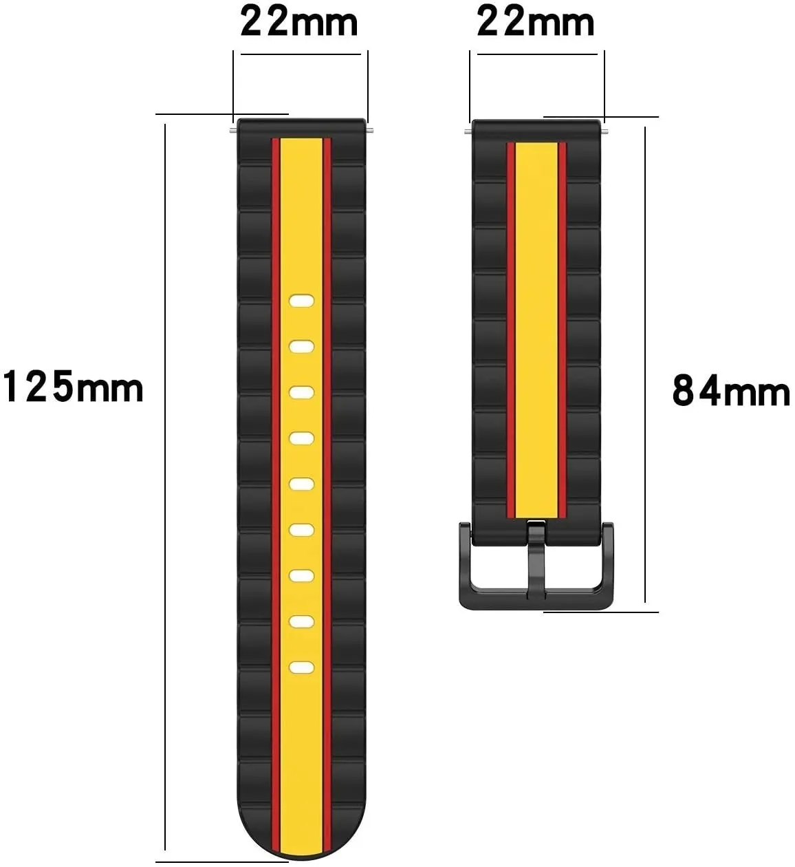 Limited Edition Huawei Watch 3 (Pro) Special Edition Strap (Black/Yellow)  Today Only!