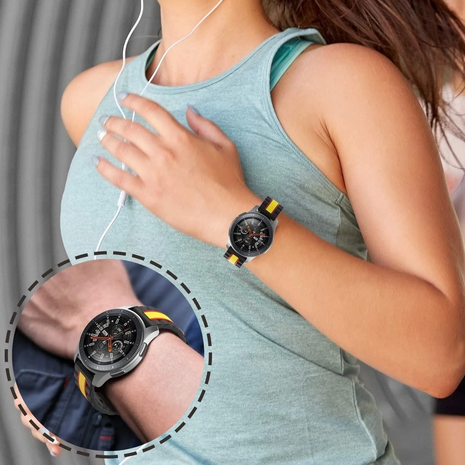 Limited Edition Huawei Watch 3 (Pro) Special Edition Strap (Black/Yellow)  Today Only!