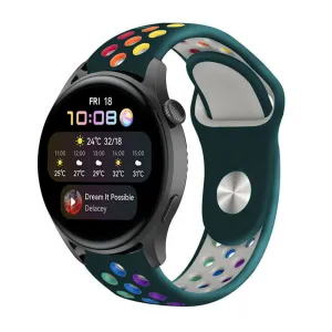 Limited Edition Huawei Watch 3 (Pro) Sport Strap (Pine Green Colourful)  Almost Gone!