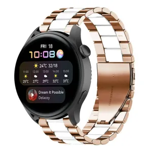 Limited Edition Huawei Watch 3 (Pro) Steel Strap (Rose Gold/White)  Stylish & Comfortable
