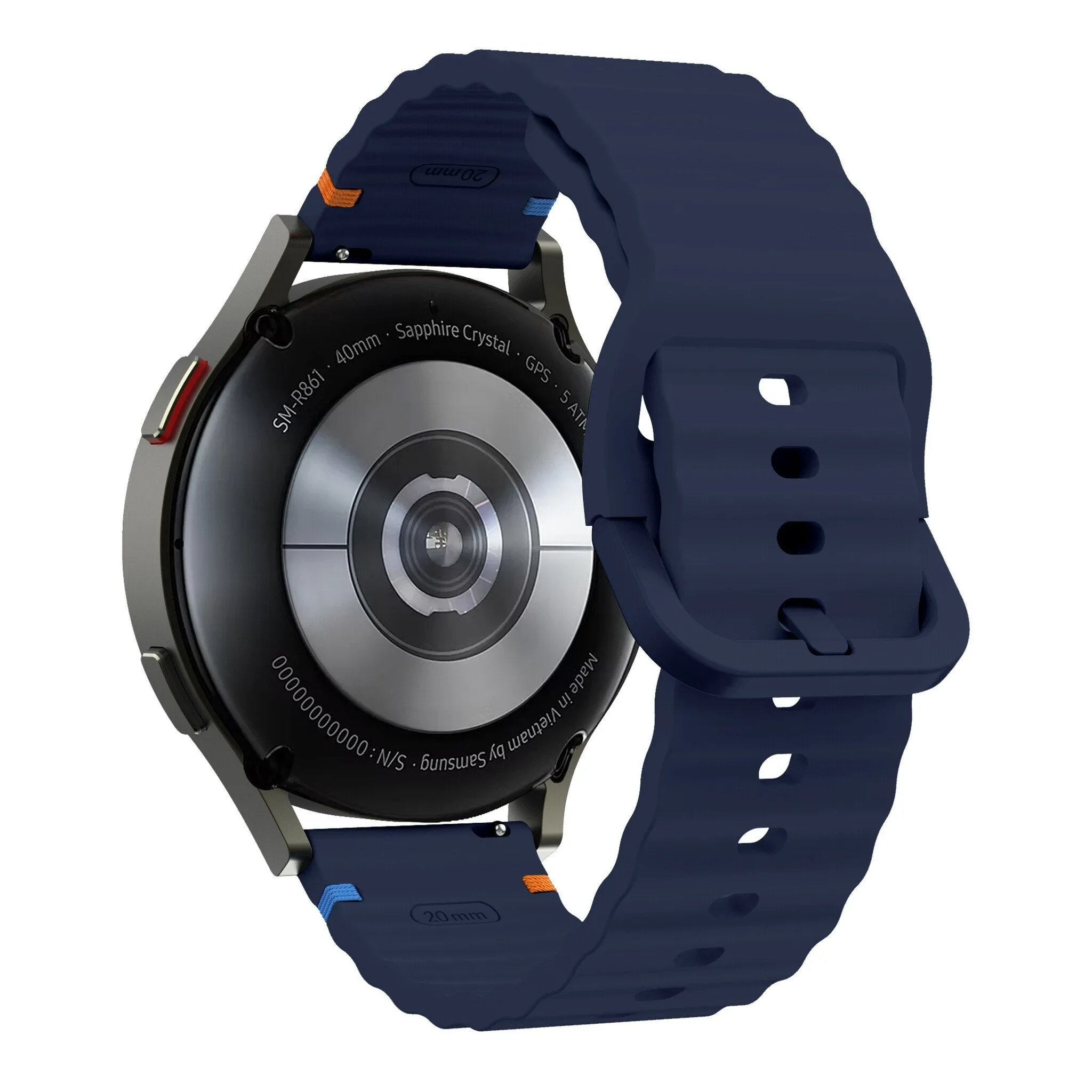 Limited Edition Huawei Watch 4 (Pro) Wave Silicone Strap (Dark Blue)  Limited Release!