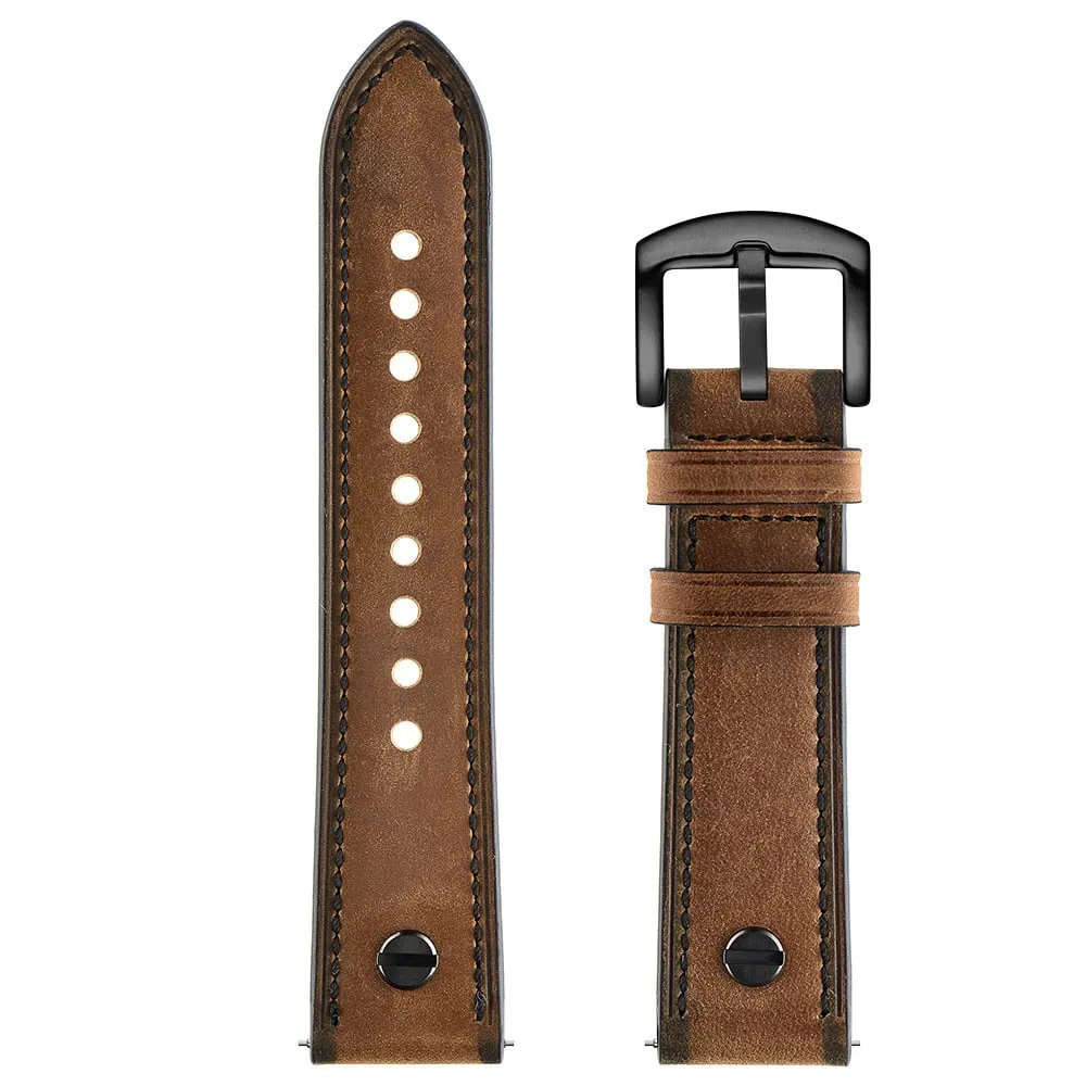 Limited Edition Huawei Watch Ultimate Leather Strap with Screw (dark brown)  Last Few Pieces!