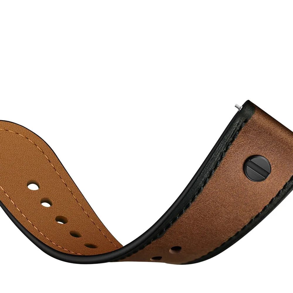 Limited Edition Huawei Watch Ultimate Leather Strap with Screw (dark brown)  Last Few Pieces!