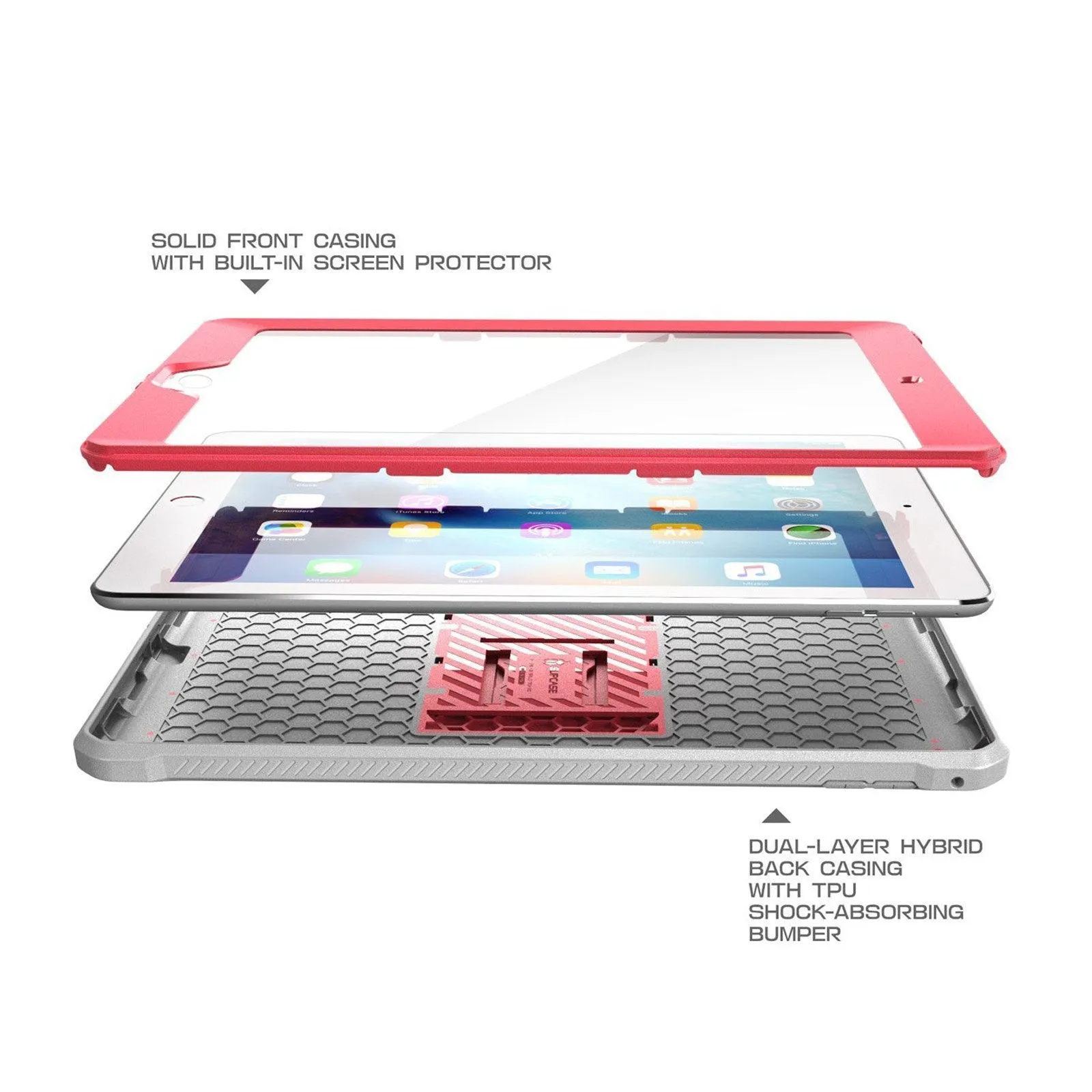 Limited Edition iPad 9.7 inch Unicorn Beetle Pro Full-Body Case-Pink  Today Only!