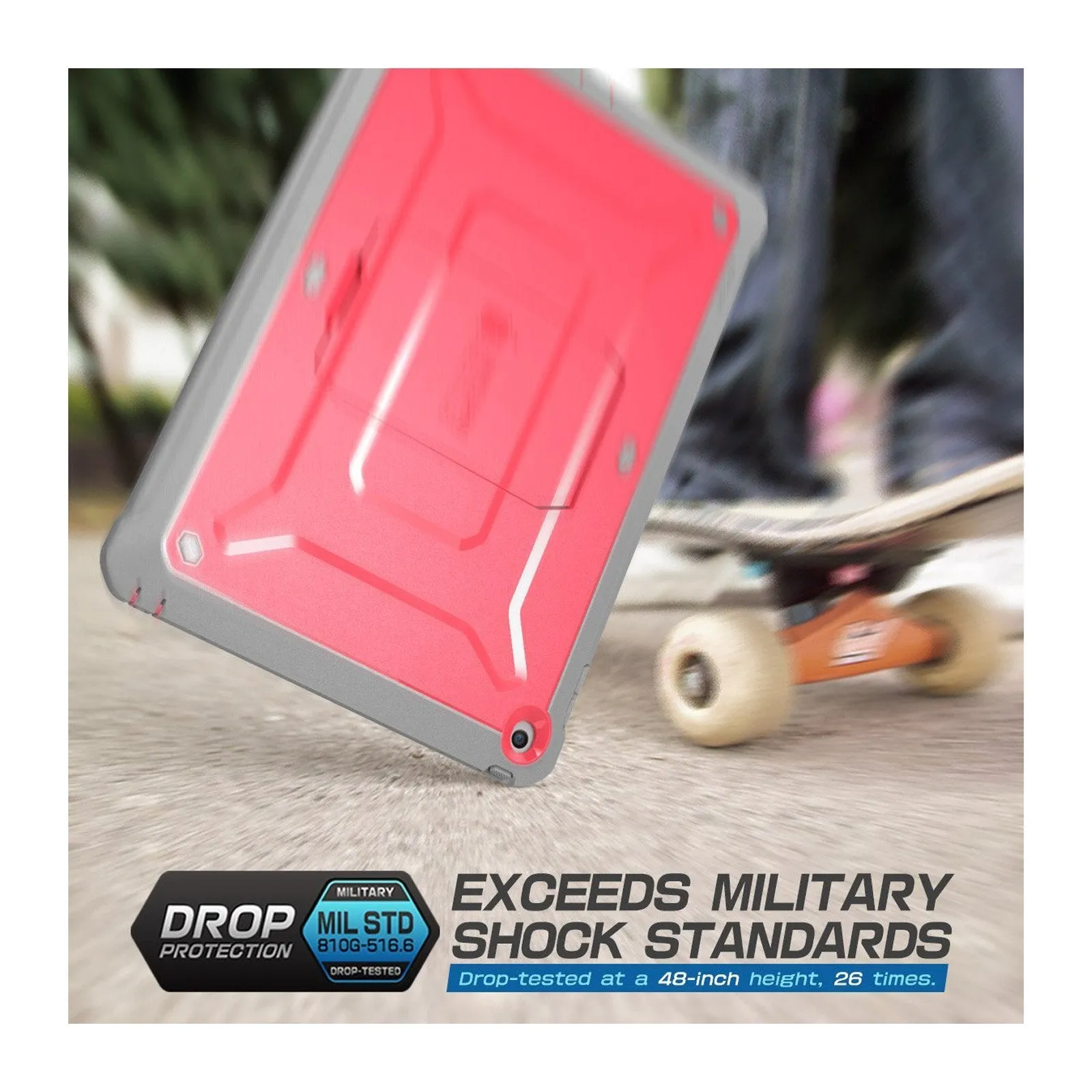 Limited Edition iPad 9.7 inch Unicorn Beetle Pro Full-Body Case-Pink  Today Only!