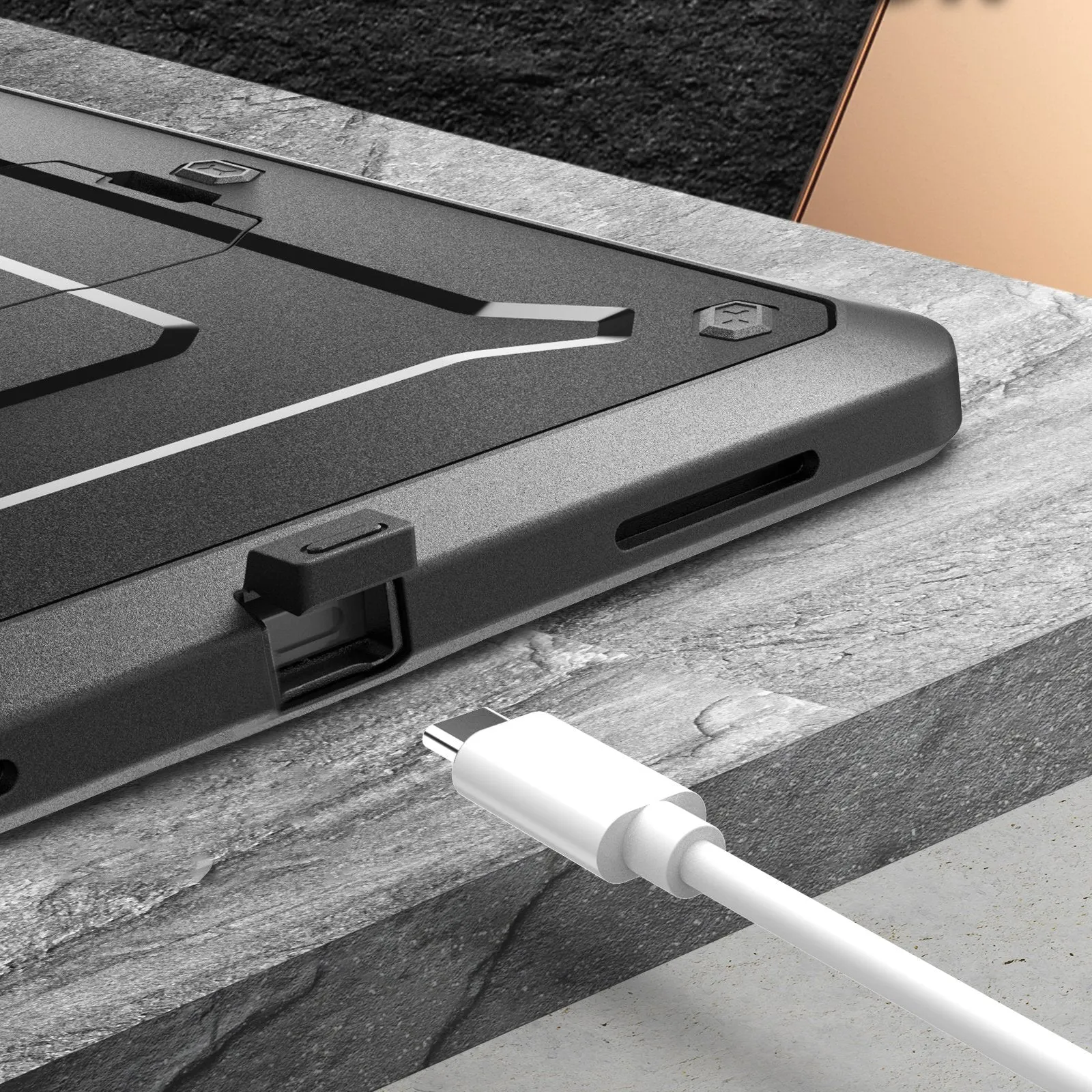 Limited Edition iPad Pro 12.9 Inch (2020) Unicorn Beetle Pro Rugged Case-Black  Last Few Pieces!