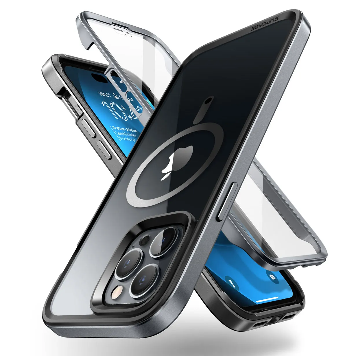 Limited Edition iPhone 14 Pro Max 6.7 inch Unicorn Beetle EDGE MAG with Screen Protector Clear Case-Black  Limited Stock!