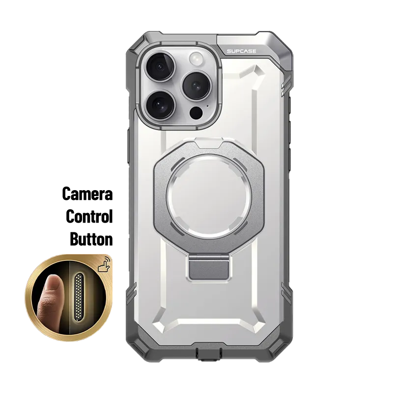 Limited Edition iPhone 16 Pro 6.3 inch UB Grip MagSafe Camera Control Button Phone Case-White  Almost Sold Out!