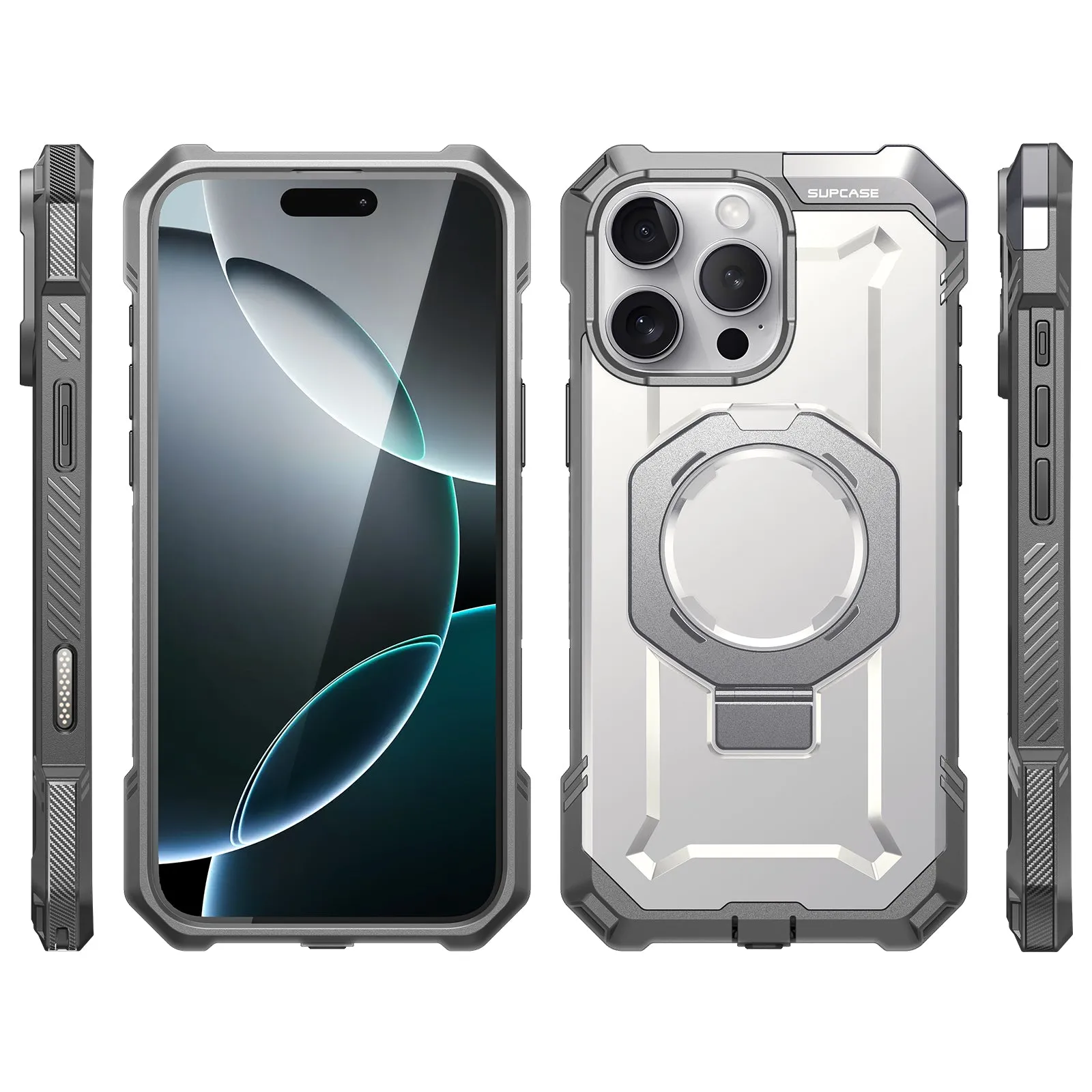 Limited Edition iPhone 16 Pro 6.3 inch UB Grip MagSafe Camera Control Button Phone Case-White  Almost Sold Out!