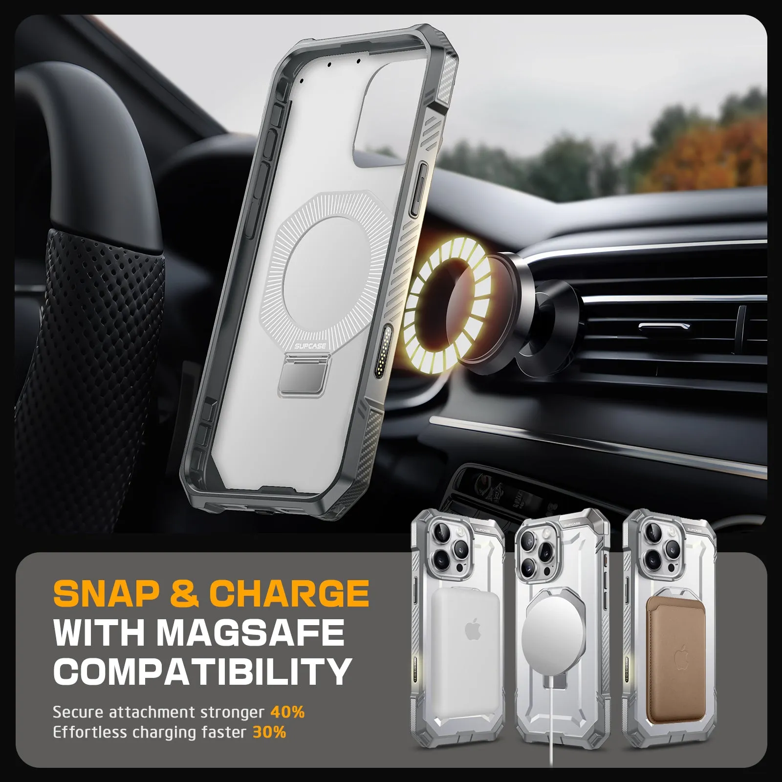 Limited Edition iPhone 16 Pro 6.3 inch UB Grip MagSafe Camera Control Button Phone Case-White  Almost Sold Out!