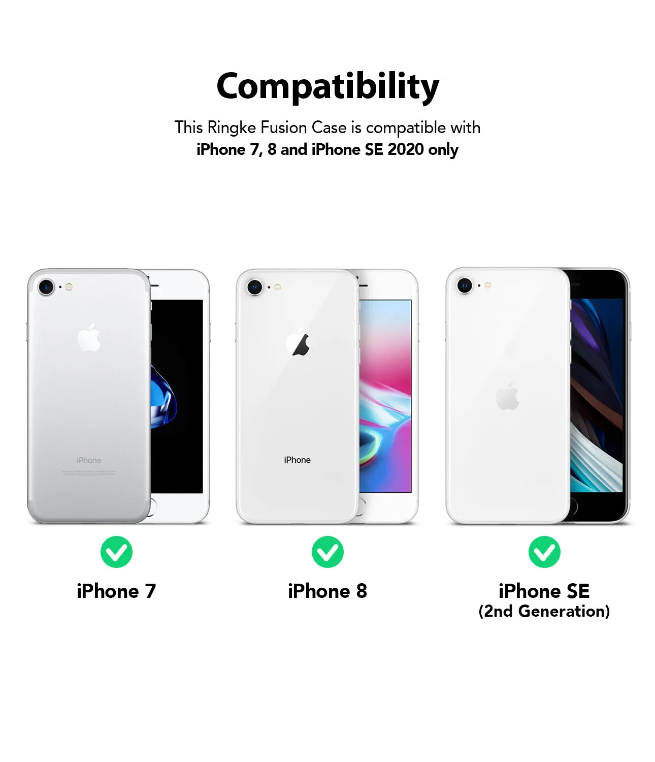 Limited Edition iPhone 8 / 7 Case | Fusion - Clear  Almost Gone!