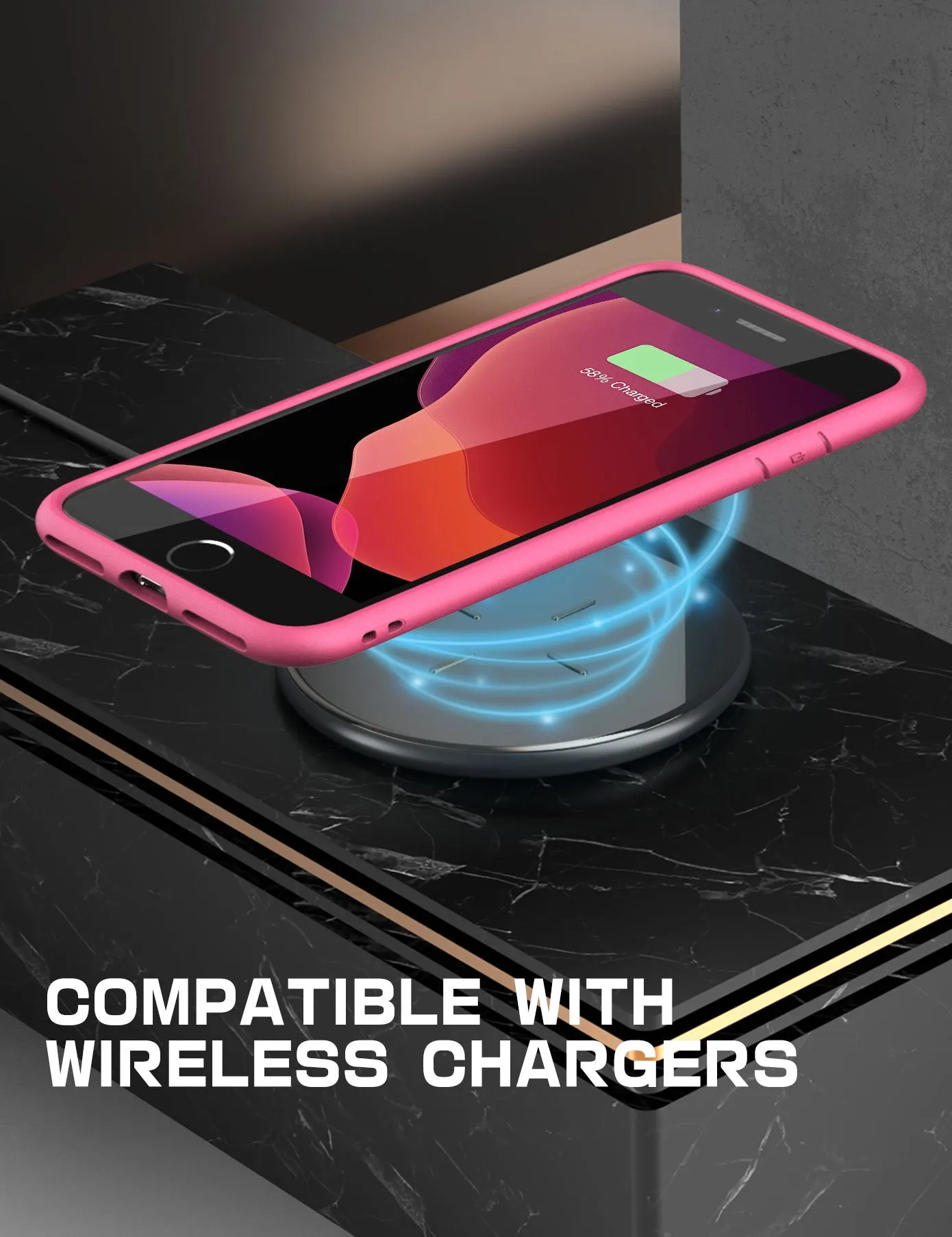 Limited Edition iPhone SE Unicorn Beetle Style Slim Clear-Pink  Today Only!
