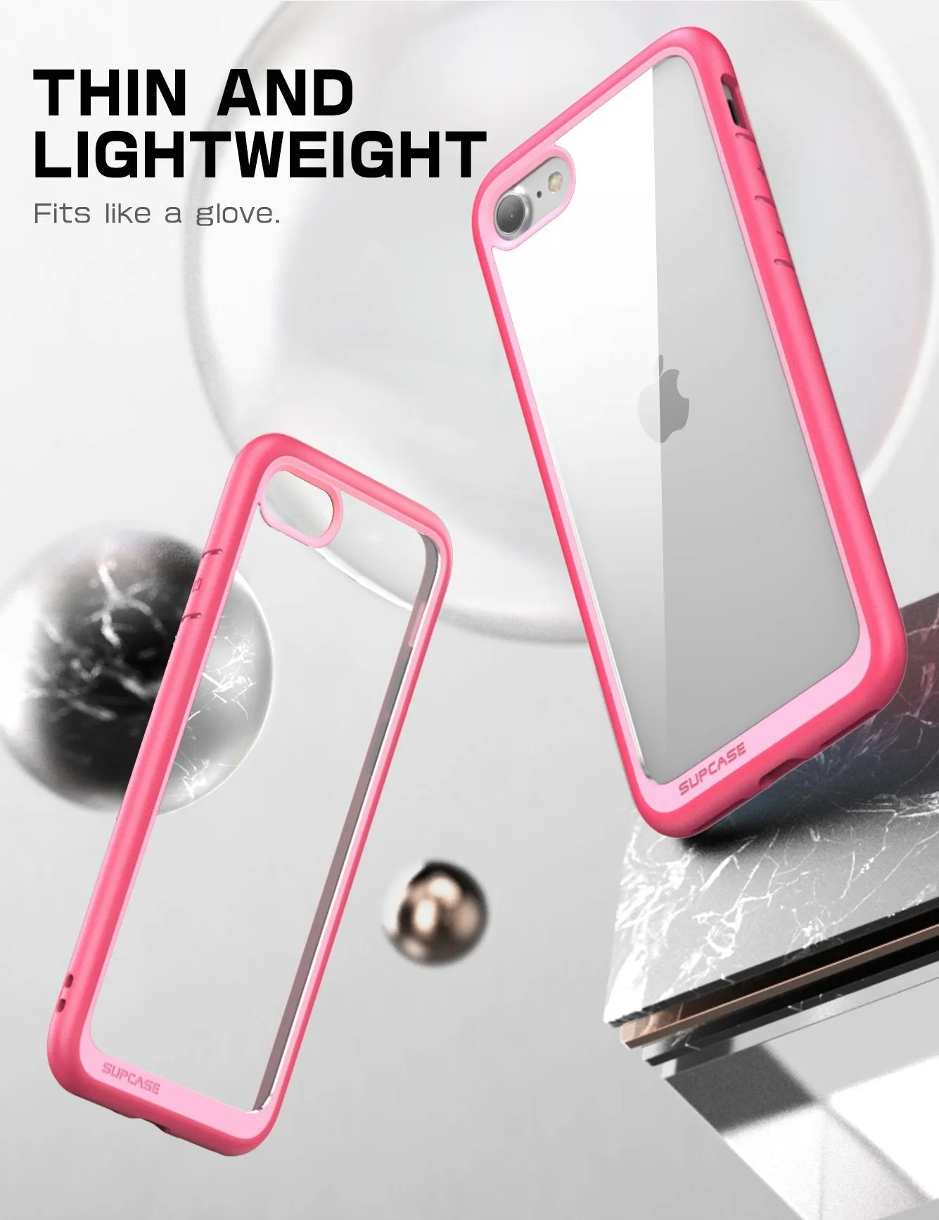 Limited Edition iPhone SE Unicorn Beetle Style Slim Clear-Pink  Today Only!