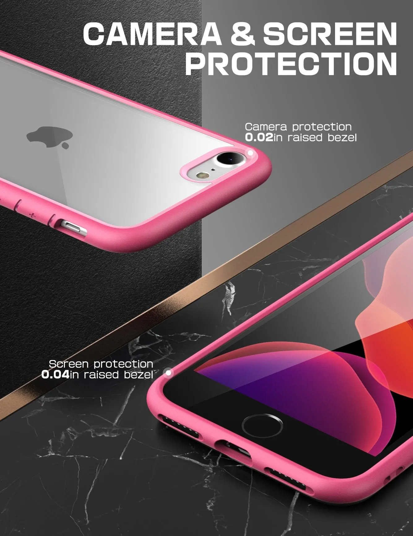 Limited Edition iPhone SE Unicorn Beetle Style Slim Clear-Pink  Today Only!