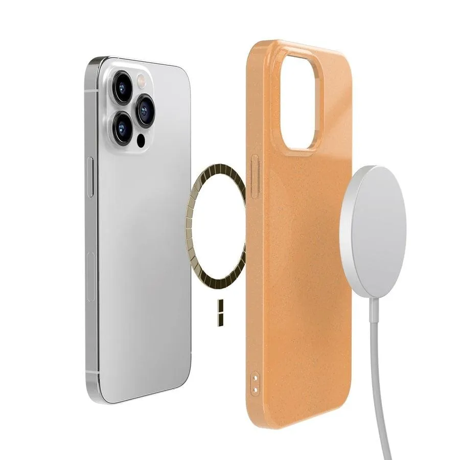 Limited Edition Morning Glow | Orange Pastel Shimmer Case  Stylish & Comfortable