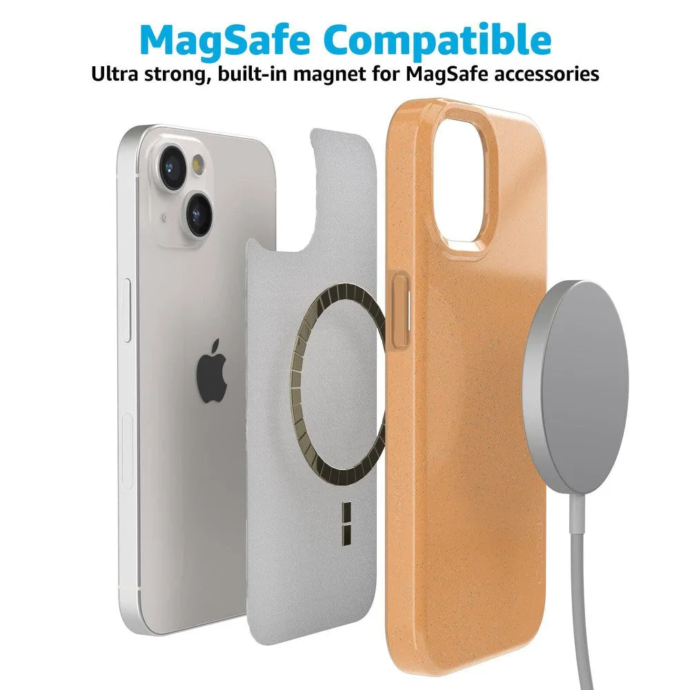 Limited Edition Morning Glow | Orange Pastel Shimmer Case  Stylish & Comfortable