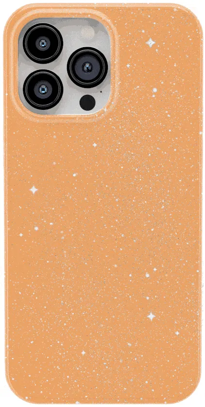 Limited Edition Morning Glow | Orange Pastel Shimmer Case  Stylish & Comfortable