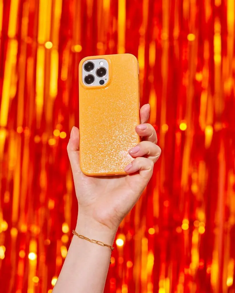 Limited Edition Morning Glow | Orange Pastel Shimmer Case  Stylish & Comfortable