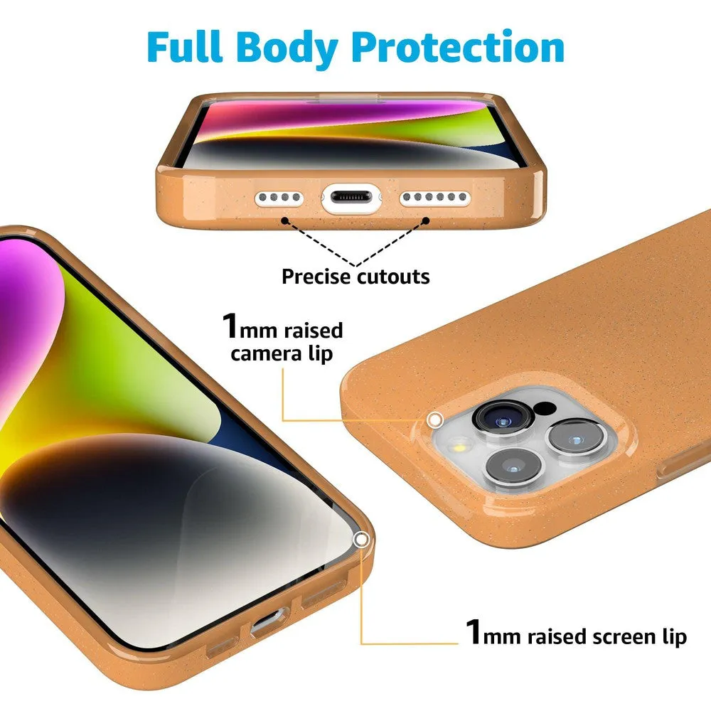 Limited Edition Morning Glow | Orange Pastel Shimmer Case  Stylish & Comfortable