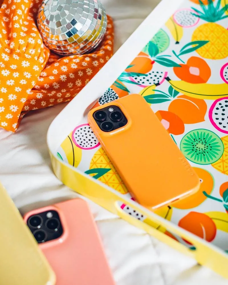 Limited Edition Morning Glow | Orange Pastel Shimmer Case  Stylish & Comfortable