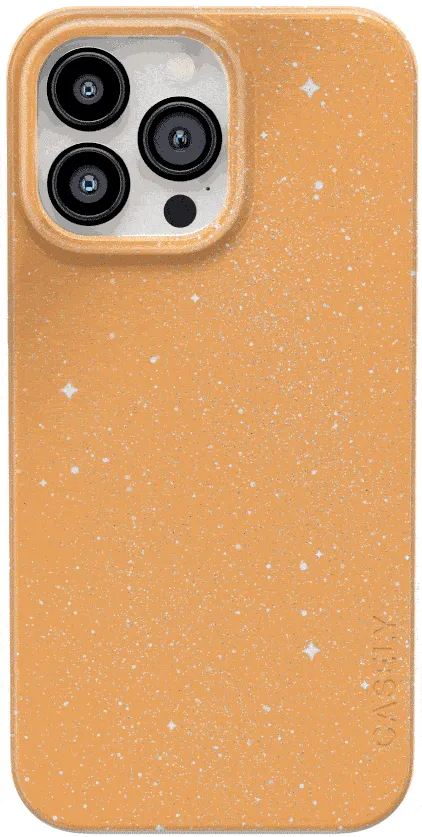 Limited Edition Morning Glow | Orange Pastel Shimmer Case  Stylish & Comfortable