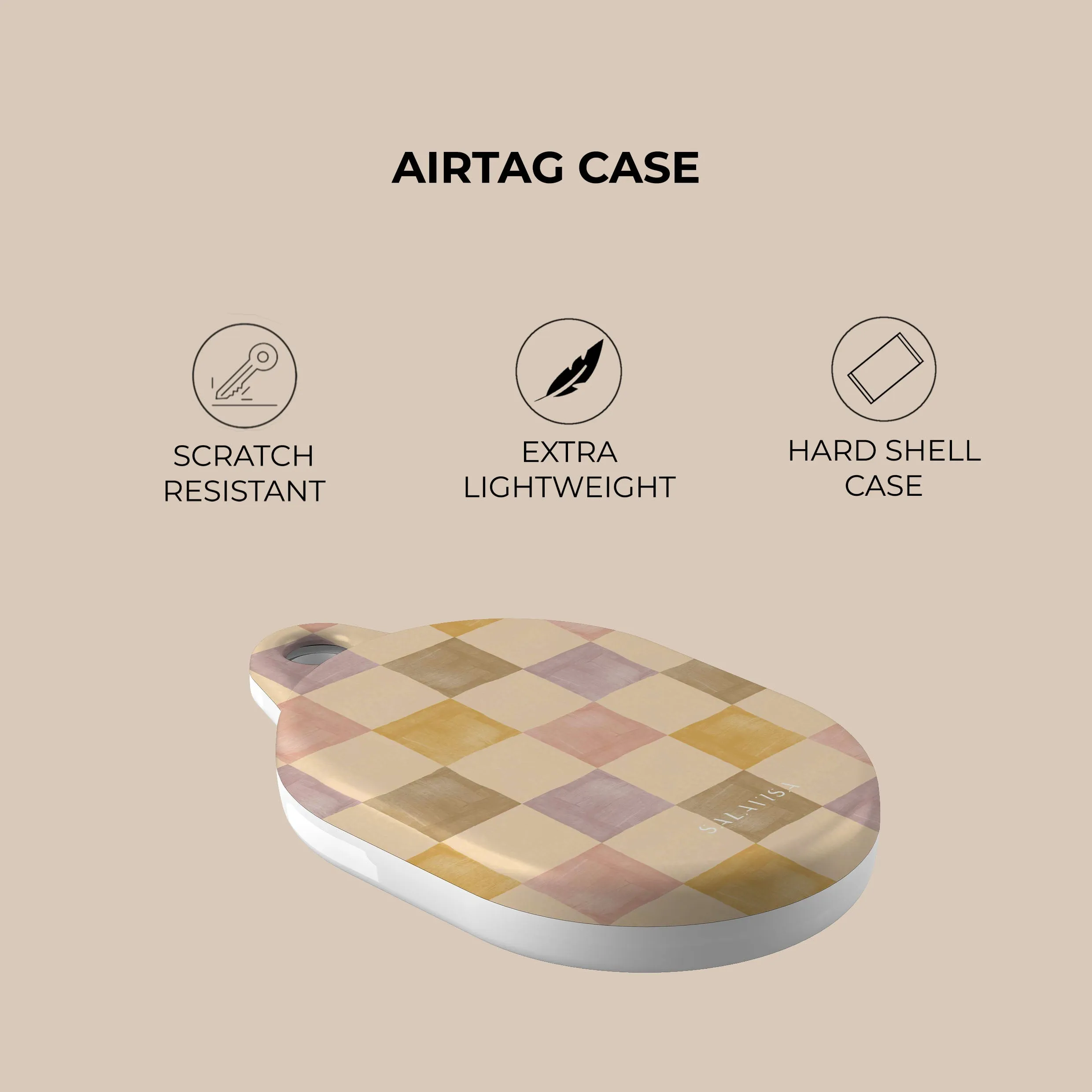 Limited Edition Pale Paradise AirTag Holder  Limited Availability!