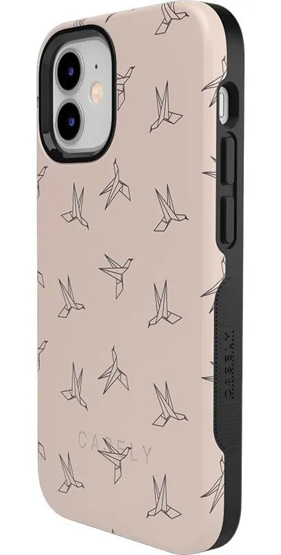 Limited Edition Paper Crane Origami | Beige Pattern  Today Only!
