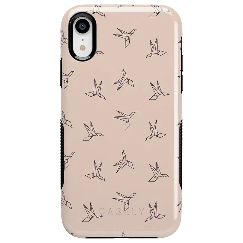 Limited Edition Paper Crane Origami | Beige Pattern  Today Only!