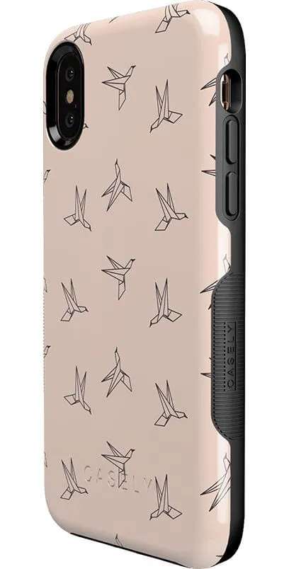 Limited Edition Paper Crane Origami | Beige Pattern  Today Only!