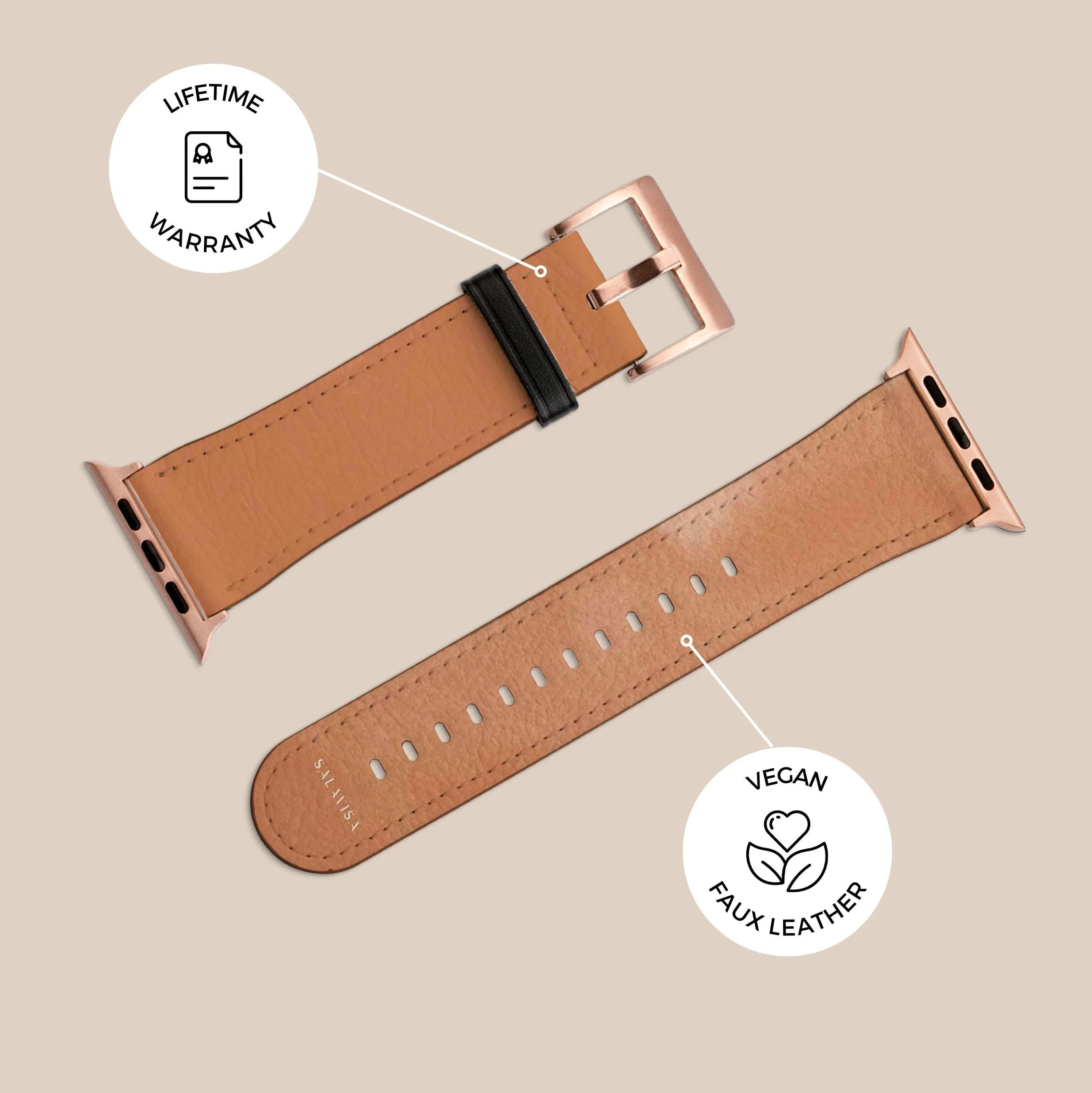 Limited Edition Peach Watercolor Apple Watch Band  Last Chance!