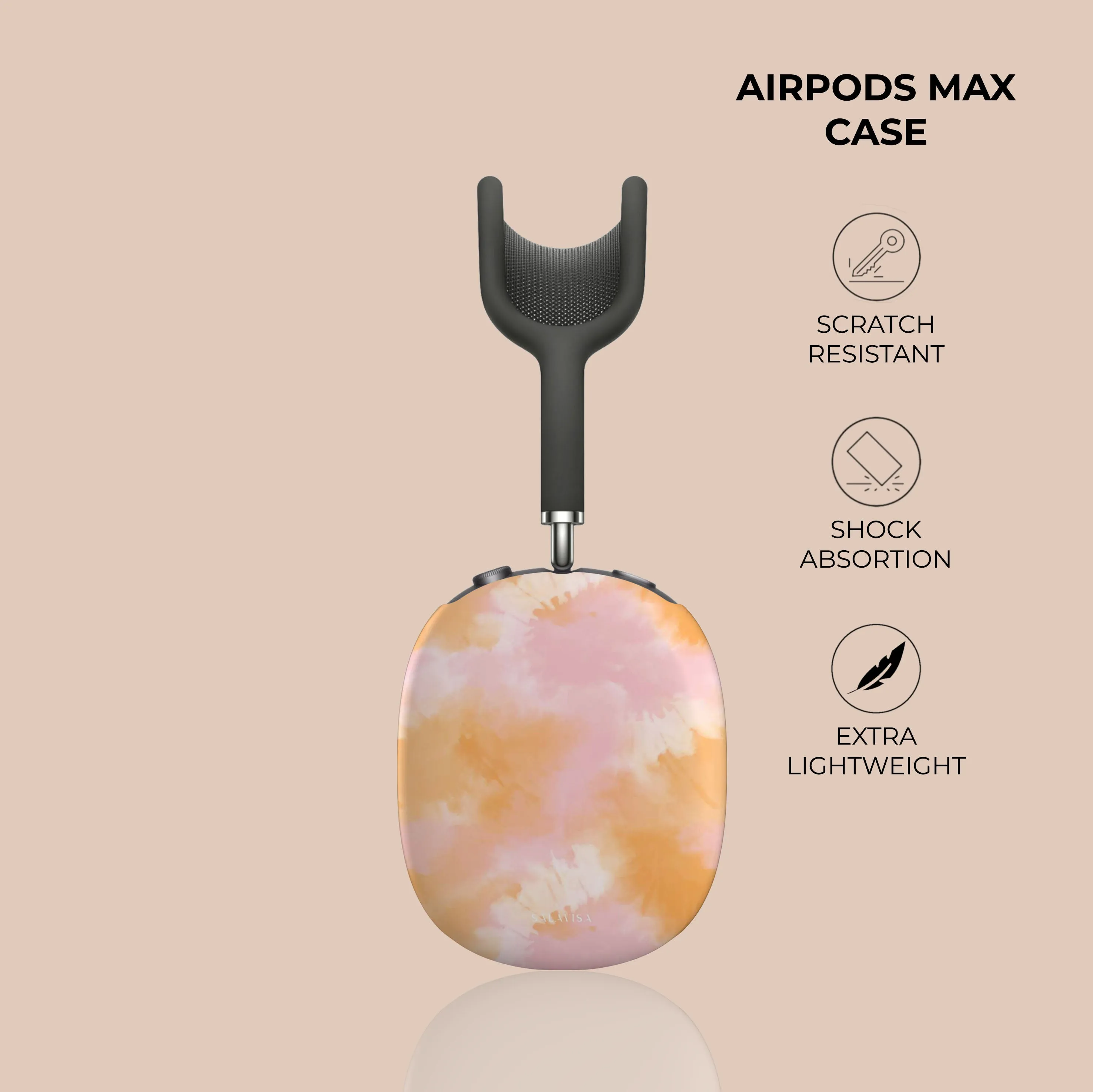 Limited Edition Pink Orange Tie Dye AirPods Max Case  Ends Soon!