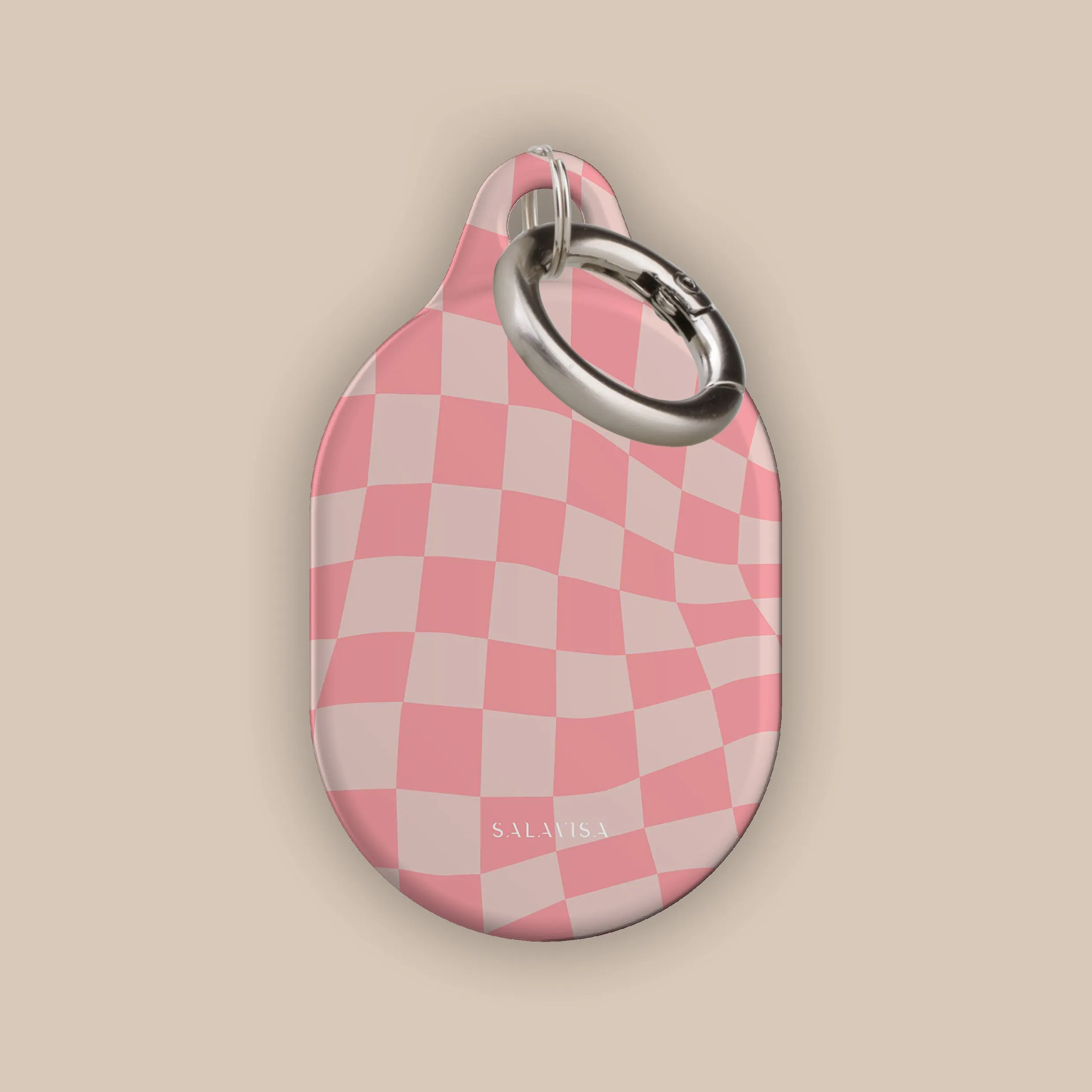 Limited Edition Pink Wave Checkered AirTag Holder  Going Fast!