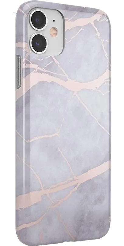 Limited Edition Touch of Lavender | Lavender Gray & Rose Gold Marble Case  Almost Gone!