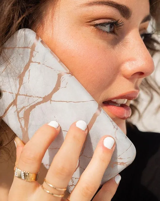 Limited Edition Touch of Lavender | Lavender Gray & Rose Gold Marble Case  Almost Gone!