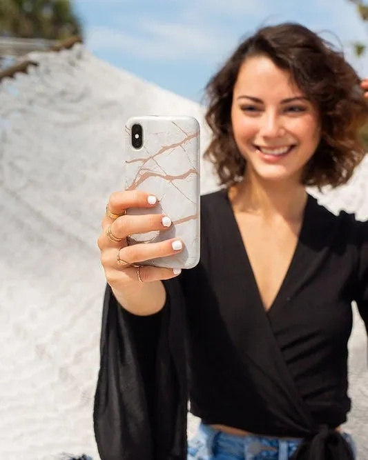 Limited Edition Touch of Lavender | Lavender Gray & Rose Gold Marble Case  Almost Gone!