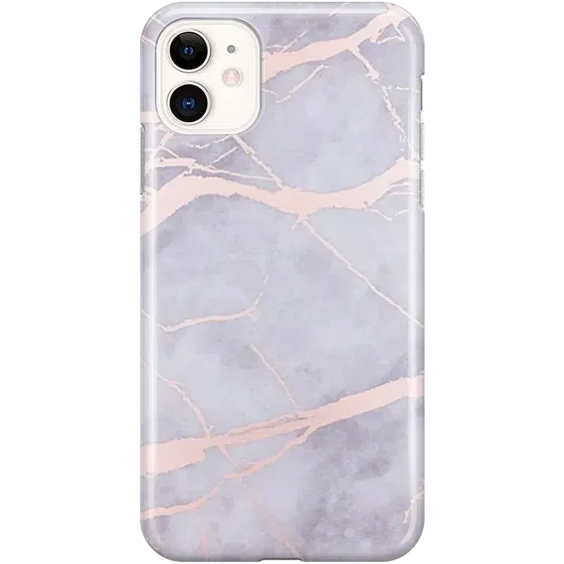 Limited Edition Touch of Lavender | Lavender Gray & Rose Gold Marble Case  Almost Gone!