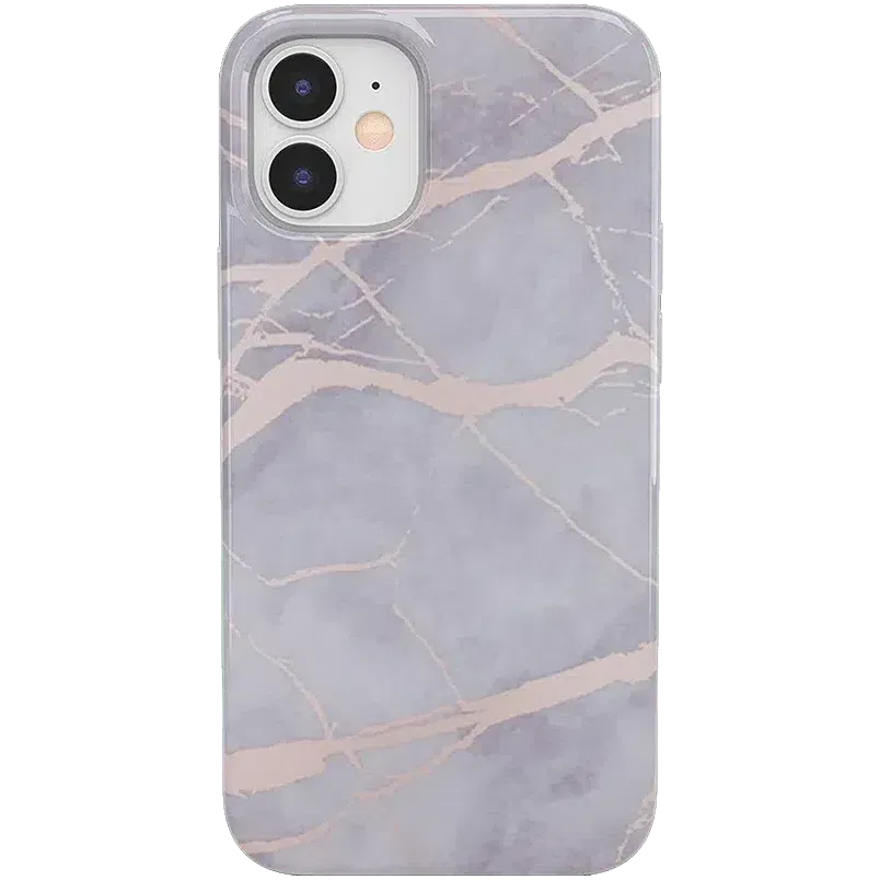 Limited Edition Touch of Lavender | Lavender Gray & Rose Gold Marble Case  Almost Gone!