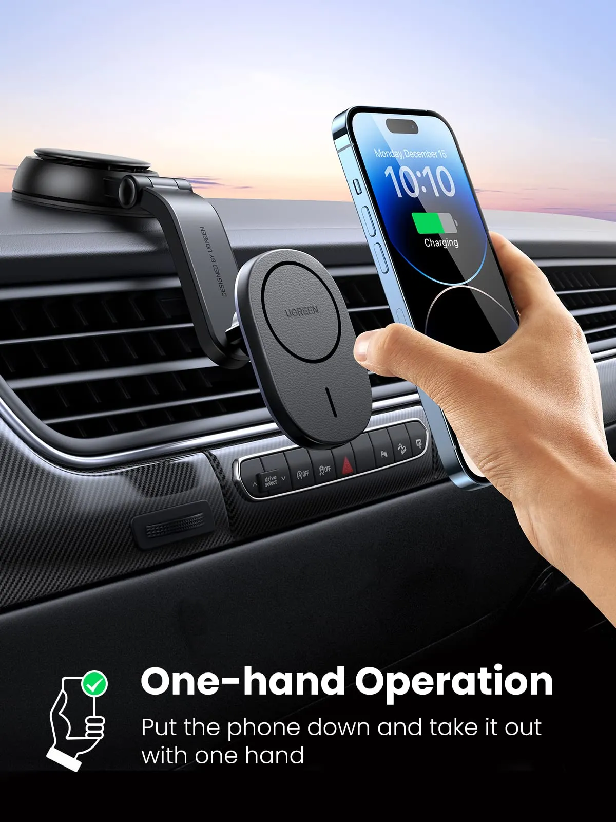 Limited Edition UGREEN Magnetic Wireless Car Charger Mount  Going Fast!