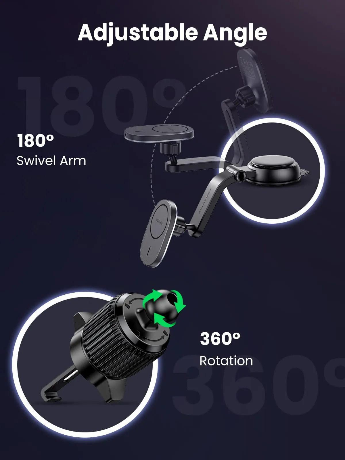Limited Edition UGREEN Magnetic Wireless Car Charger Mount  Going Fast!