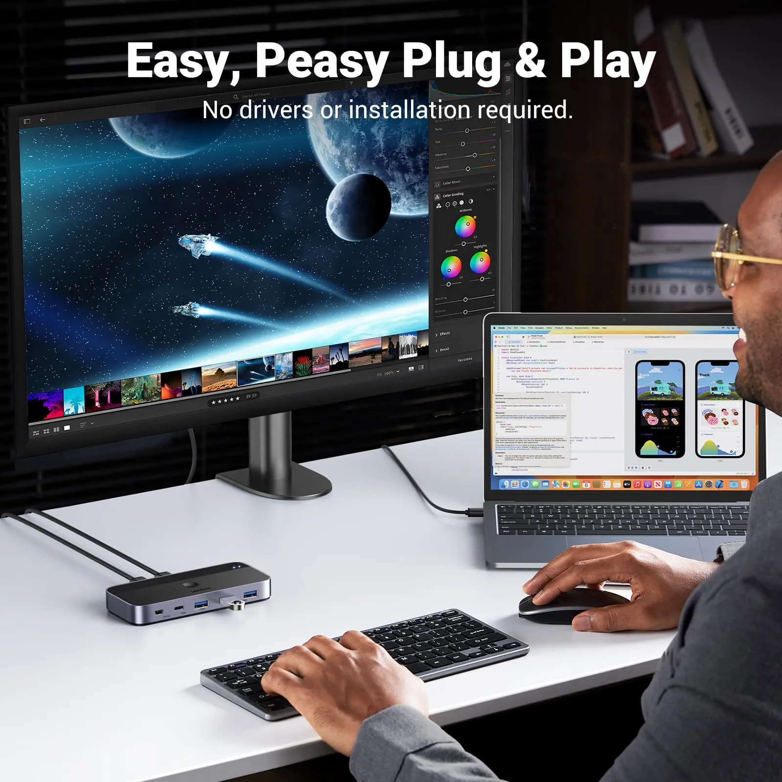 Limited Edition UGREEN USB 3.0 Switch 2 Computers Sharing USB C & A Devices  Dont Miss Out!