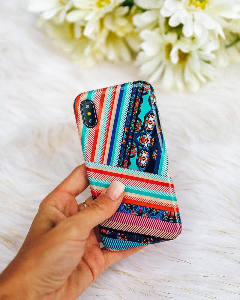 Limited Edition Wearing Layers | Layered Patchwork iPhone Case  Limited Release!