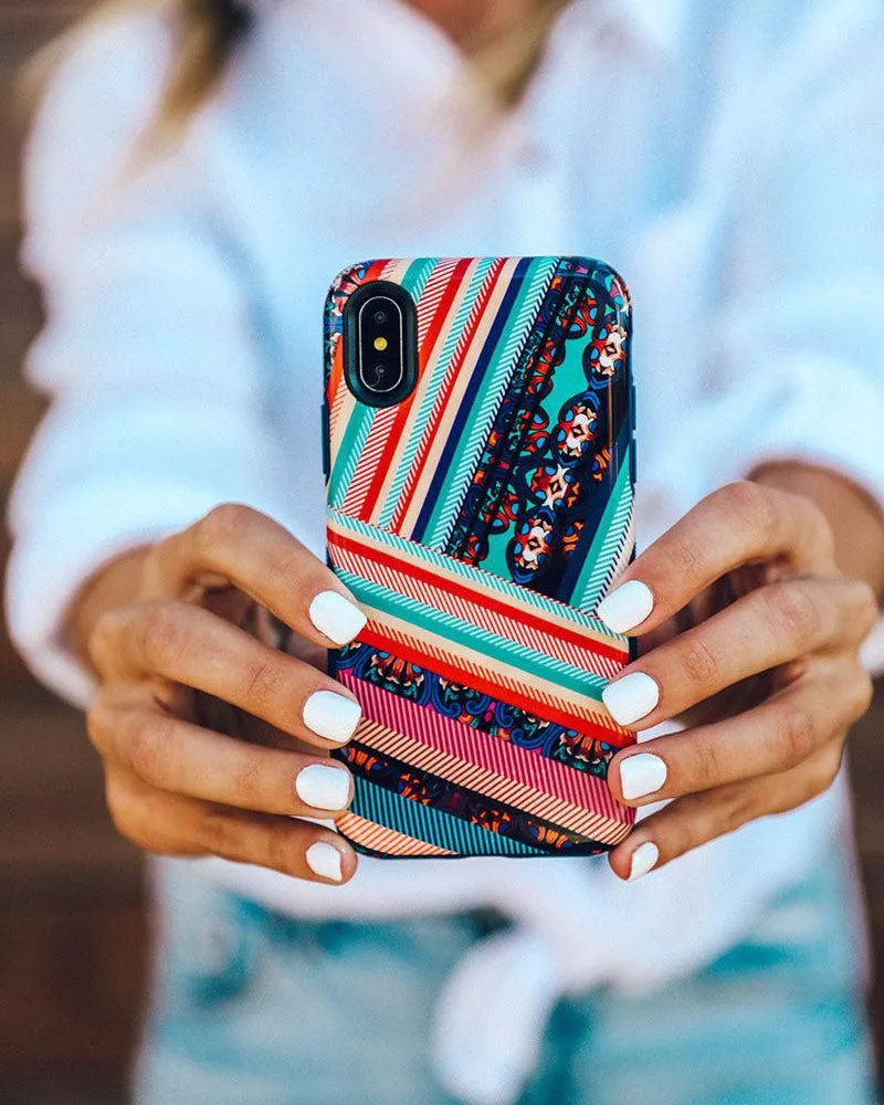 Limited Edition Wearing Layers | Layered Patchwork iPhone Case  Limited Release!