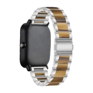 Limited Edition Xiaomi Amazfit GTS Resin Steel Strap (Silver/Brown)  Today Only!