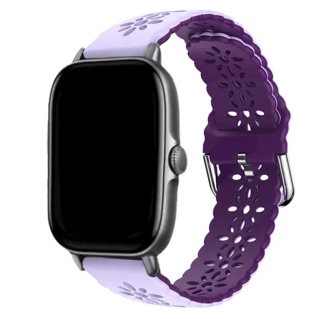 Limited Edition Xiaomi Amazfit GTS Silicone Strap Patterned (Lilac/Purple)  Today Only!