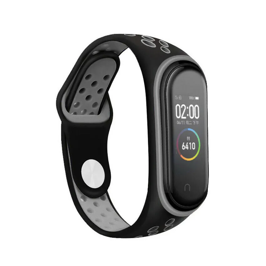 Limited Edition Xiaomi Mi Band 6 Sport Strap (Black/Grey)  Last Few Pieces!