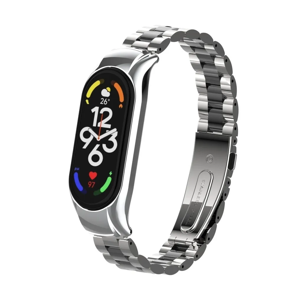 Limited Edition Xiaomi Mi Band 7 Steel Strap (Silver/Black)  Last Chance!