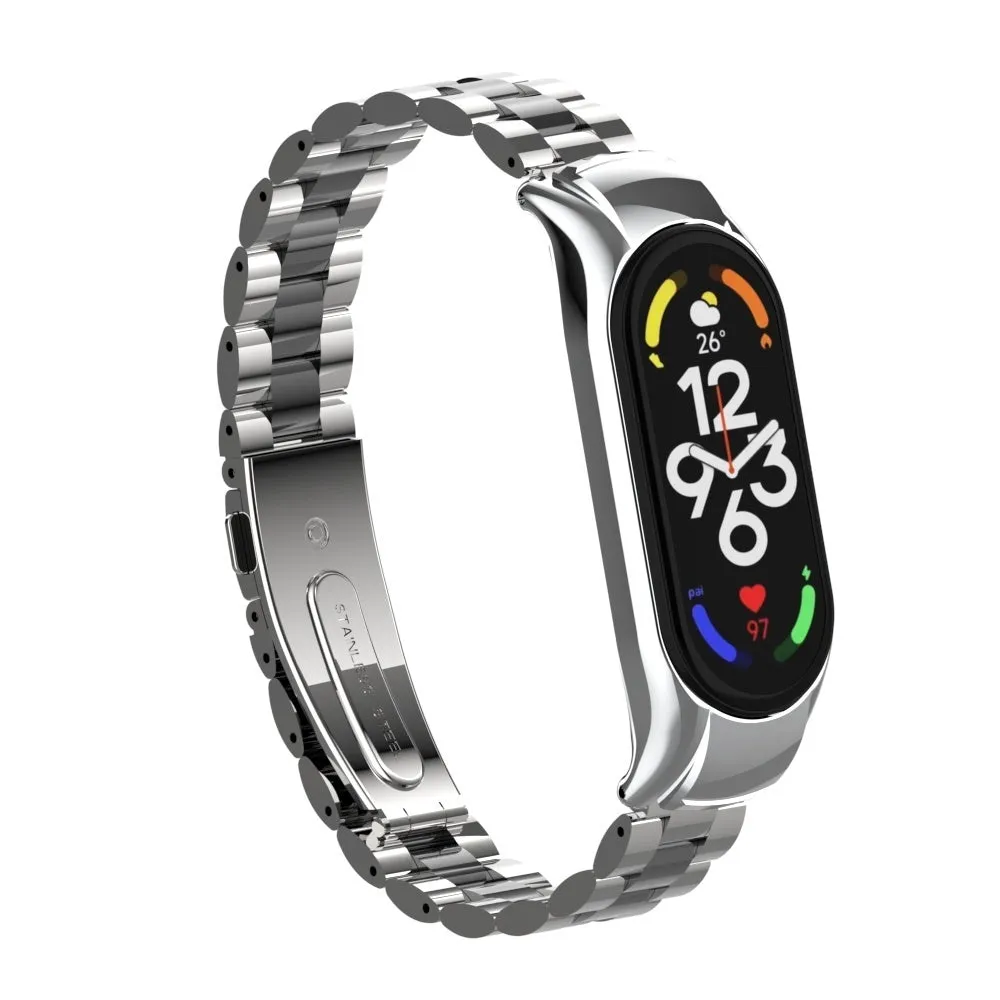 Limited Edition Xiaomi Mi Band 7 Steel Strap (Silver/Black)  Last Chance!