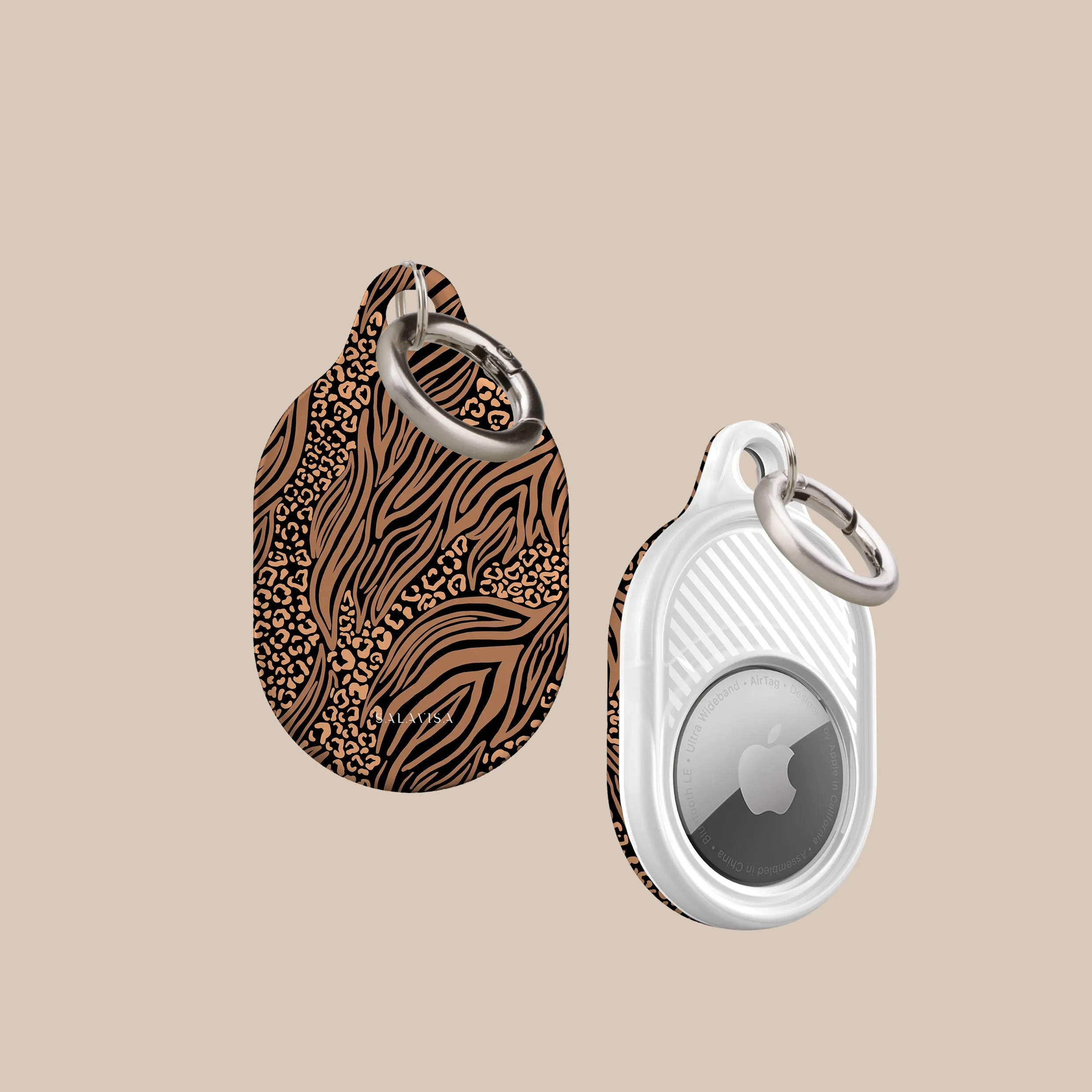 Limited Edition Zebra Leopard AirTag Holder  Dont Miss Out!
