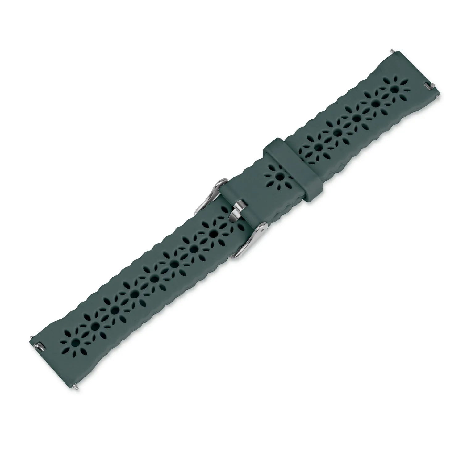 Luxury Feel Amazfit GTS 2 Silicone Strap Patterned (Viridian)  Almost Gone!