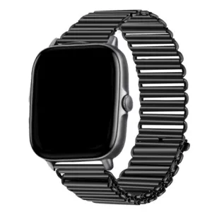 Luxury Feel Amazfit GTS 2 Steel Loop Strap (Black)  Ends Soon!
